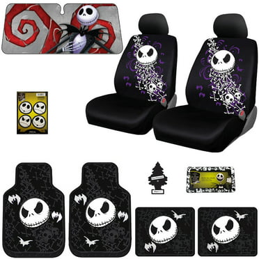 TAWOAO The Nightmare Before Christmas Car Front Seat Covers Protectors Bucket Cover Universal Fit for Auto Truck Van SUV Sedan 